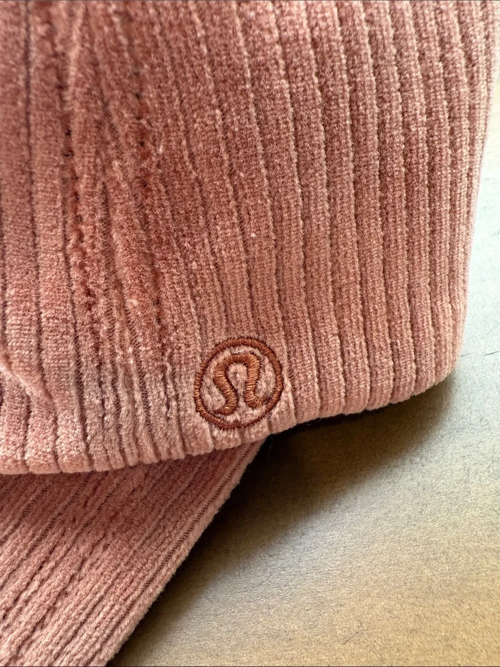 lululemon Corduroy Baseball Cap Dusty Rose